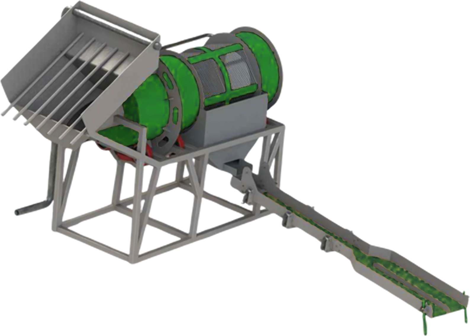 Rock-Star 2 TPH Wash Plant Sluice ASW-001, Alluvial · Static by TUNOTEX