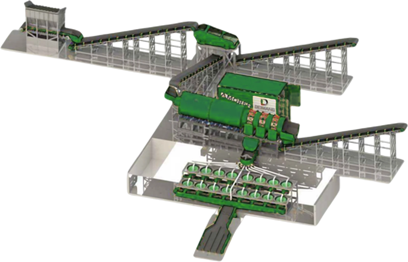 200 TPH Wash Plant with Cleanout Room AWP-001, Alluvial · Static by TUNOTEX